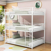 Isabelle & Max™ Akita Metal Triple Bunk Bed by Isabelle & Max