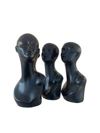 Mannequin - tête de femme en noir