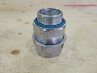 THOMAS & BETTS 2 In. Star Teck Extreme Aluminum Jacketed Cable Fitting STE200