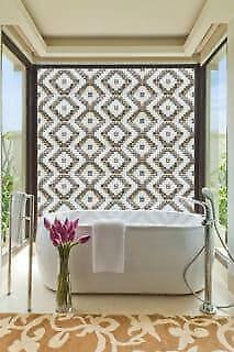Realstone Systems Glass Mosaic Tile Trends Andante 1 Sq Ft per tile ( 22 Sq Ft per box) in Floors & Walls - Image 2