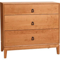 Copeland Furniture Mansfield 3 Drawer 33.5" W Solid Wood Dresser