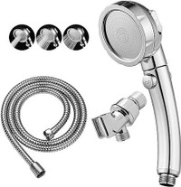 High Pressure Handheld Shower Head with ON/Off Pause Switch, 3 Spray Modes Showe