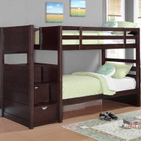 Wildon Home® Ryan Twin Over Twin Bunk Bed with Drawers