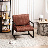 17 Stories PU Leather Feature Armchair