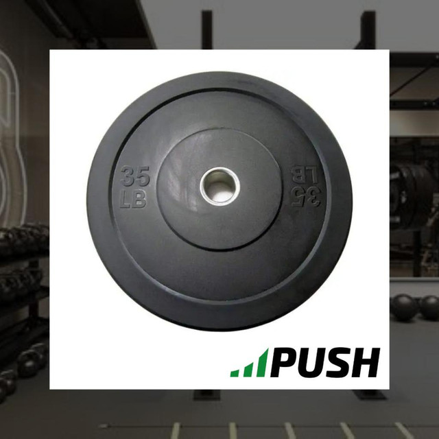 Discounted 230lb HD Bumper Plate Set BRAND NEW in Exercise Equipment in Toronto (GTA) - Image 3