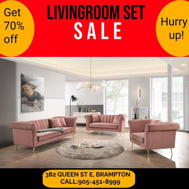 Huge Sale on Sofa Set !! Clearance Sale !! in Couches & Futons in Oshawa / Durham Region