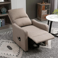 ELECTRIC LIFT RECLINER CHAIR RISING POWER CHAISE LOUNGE FABRIC SOFA WITH REMOTE CONTROL
