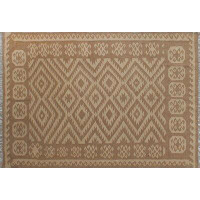Foundry Select Benge Hand-Knotted Wool Brown/Gray Area Rug