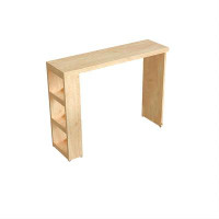 Latitude Run® 62.99"Log colour Modern Bar table