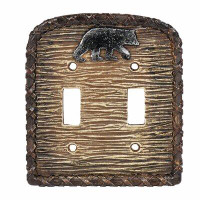 Paseo Road by HiEnd Accents Bear 1-Gang Toggle Light Switch Wall Plate