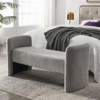 Wrought Studio Modern Contemporary Bench: Perfect End of Bed, Window Sitting, or Fireplace Seating