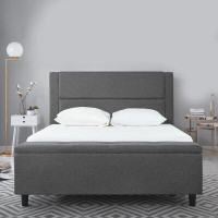 Ebern Designs Schreffler Upholstered Low Profile Storage Platform Bed