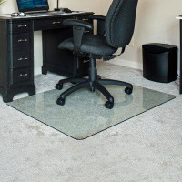 Fab Glass and Mirror Straight Chair Mat