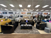 Gold and Black Designer Sofa on Sale !! Floor Model Clearance !!