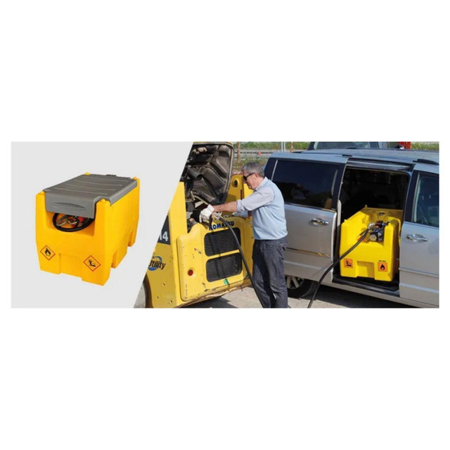Brand new! CAEL Portable Fuel Gasoline/Diesel Tank with Automatic Dispensing Nozzle For On-Site in Power Tools - Image 2