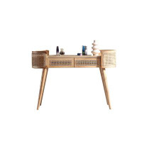Orren Ellis 47.24"Wood colour solid wood dressing table