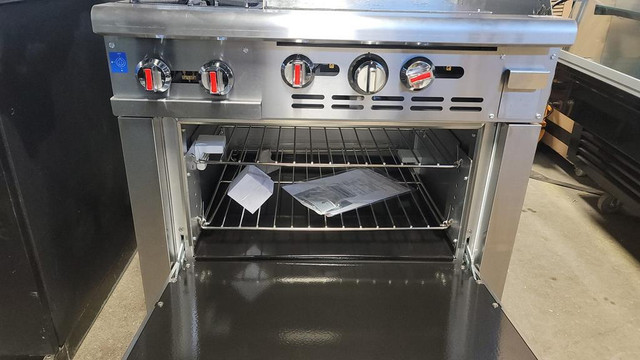 Commercial 2 Burners with 24 Griddle Stove Top Range in Other Business & Industrial - Image 3