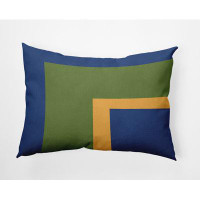 Latitude Run® Bold Blocks Polyester Decorative Pillow Rectangular