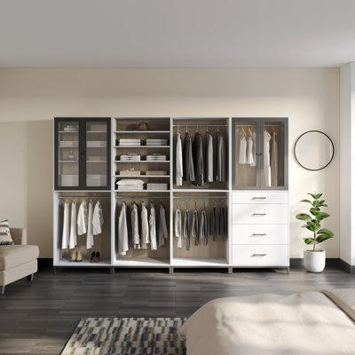 Scott Living Legault 120'' Closet System in Dressers & Wardrobes