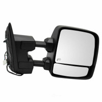 Mirror Passenger Side Nissan Titan Xd 2016-2021 Power Heated Textured Black Without Dimming Glass With Signal/Puddle Lam