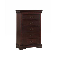 Red Barrel Studio Traditional Design 1Pc Chest Of 5 Drawers_3