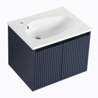 Ebern Designs Floating Bathroom Vanity with Drop-Shaped Resin Sink_1