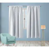 Ebern Designs Curtains Decoration  Soft Window Treatments Panels Half-Light Block For Living Room_Semi-Sheer
