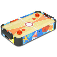 RayChee Raychee Table Top Air Hockey Table For Kids, 24” Mini Tabletop Air Hockey Game W/electric Motor Fan, 2 Pushers A