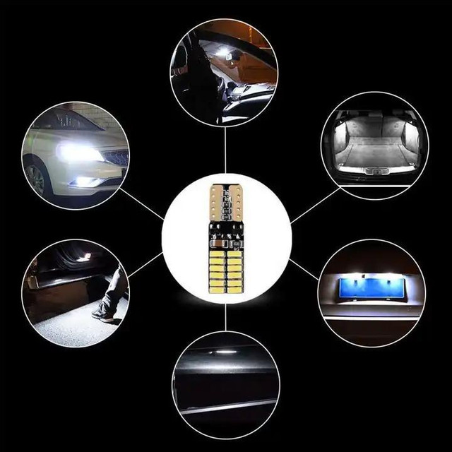 CAR LED A02-T10-24SMD bulbs (PACK OF 10) 7 Colors available in Other Parts & Accessories - Image 4