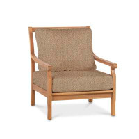 Inspired Visions Stockton Deep Seating Teak Patio Chair with Cushions