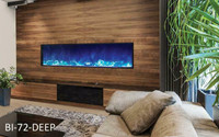 Amantii indoor/outdoor 40, 50, 60 72 and 88 Panorama Series - Slim 6 or Deep 12 Electric Fireplace