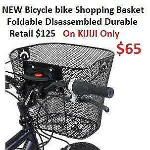 NEW Bicycle bike Shopping Basket Foldable Disassembled Durable in Frames & Parts in City of Toronto