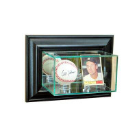 Perfect Cases and Frames Wall Mounted Card and Baseball Display Case