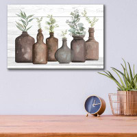 August Grove Cappuccino Bottles I by - Unframed Painting