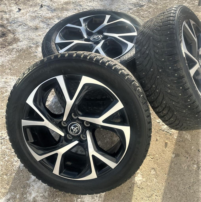 2018-2022 Toyota C-HR OEM Rims and Nokian Studded Winter Tires in Tires & Rims in Edmonton Area