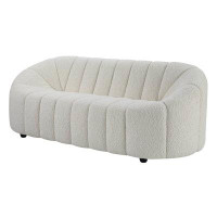 Latitude Run® Pernia White Sofa with Tight Seat