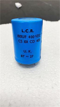 PCB Can Electrolytic Capacitor LCR 100uF 400V 35mm Dia 50mm Ht 39g 401- 114 Pcs