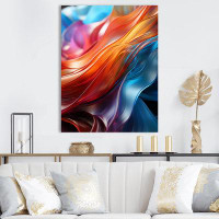 Wrought Studio Rainbow Abstract Refractions - Rainbow Wall Art Living Room