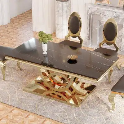 This dining table is designed for those who pursue a luxurious refined and comfortable lifestyle. It...