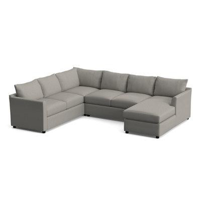 Wayfair Custom Upholstery Cecelia 119" Wide Sofa & Chaise in Couches & Futons in Québec