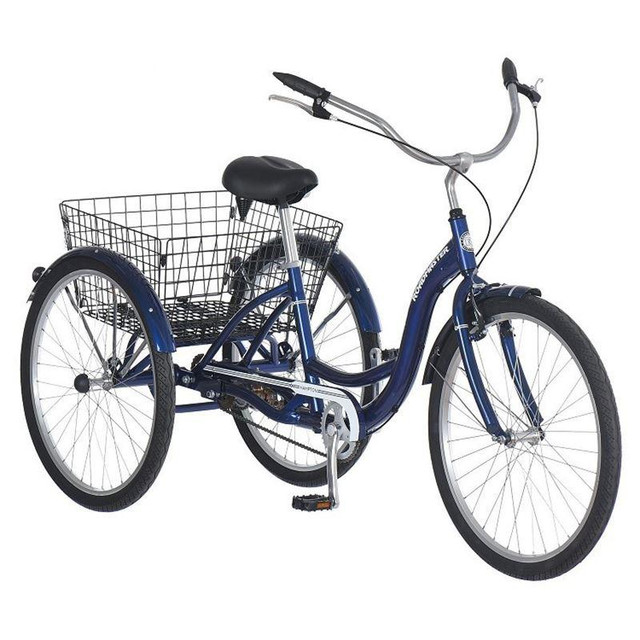 ROADMASTER 26" TRICYCLE BIKE 04R4033WM 555405699 BICYCLE HAMPTON UNISEX BLUE TRIKE in Other in Oshawa / Durham Region