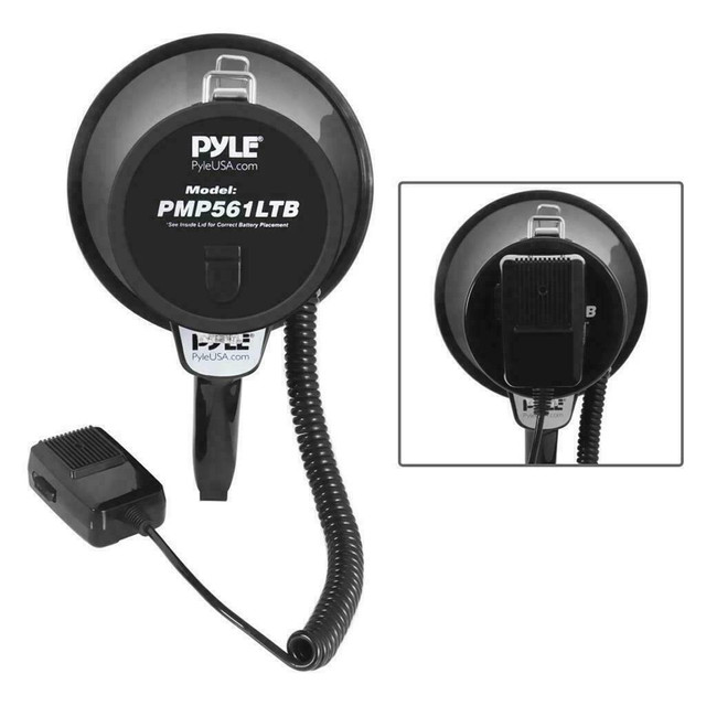 PYLE PMP561LTB 50 Watt Megaphone Rechargeable Battery w/Led Light in Other - Image 4