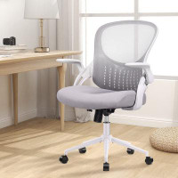 Inbox Zero Office Chair, Ergonomic Desk Chair, Mid Back Mesh Computer Chair, Height Adjustable Rolling Swivel Task Chair