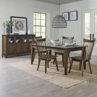 Liberty Furniture Midland Falls 6 - Person Extendable Dining Set