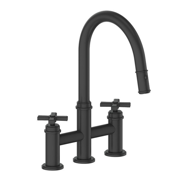 Vogt - Zehn Bridge Kitchen Faucet w 12 Finishes ( 7 Solid Tone &amp; 5 - 2 Tone Faucets ) and 3 Handle Choices in Plumbing, Sinks, Toilets & Showers - Image 4