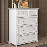 Red Barrel Studio Modern Country Dresser With 4 Drawers