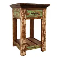 Millwood Pines Freelon End Table with Storage