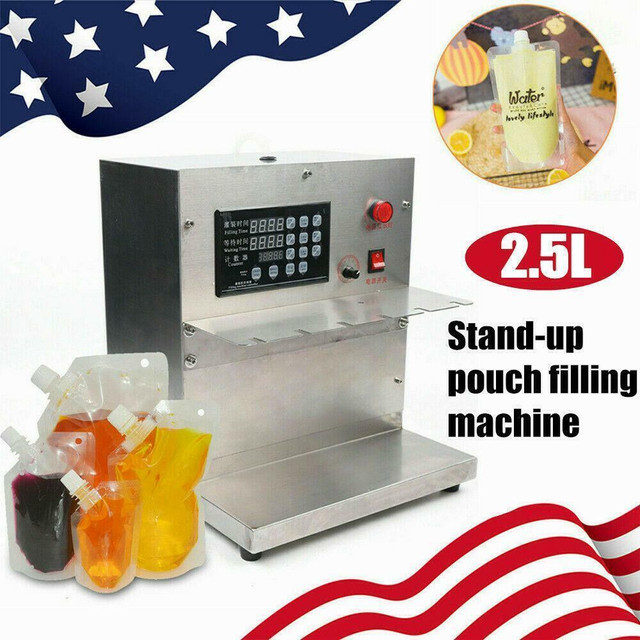 Standing pouch filler,Automatic liquid sauce filling machine 2.5L - BRAND NEW - FREE SHIPPING in Other Business & Industrial