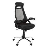 Symple Stuff Baggett Office Chair, Adjustable Height, Swivel, Ergonomic, Armrests, Computer Desk, Work, Metal