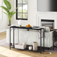 17 Stories Jazleen 43.7'' Console Table with Power Outlet
